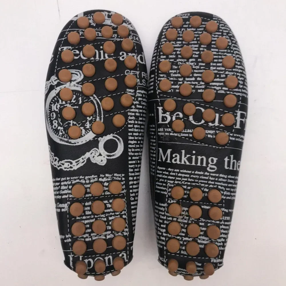 NEW Dior by John Galliano Newspaper Print Driving Loafers Size 3.5 US, 3… - Picture 16 of 16
